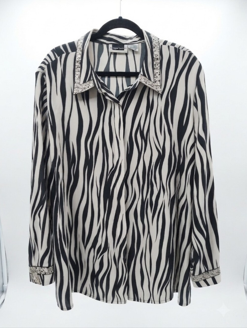 Maggie barnes" Blouse 24W: Authentic 90s Vintage Fashion .VTG.